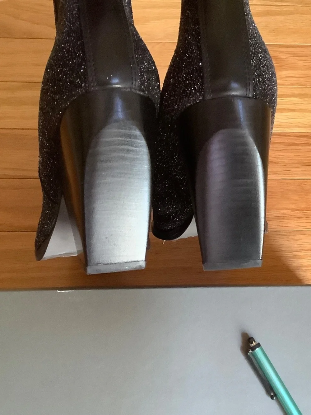 AllSaints Ria Sparkle Bootie Black SZ EU 40/US 9.5